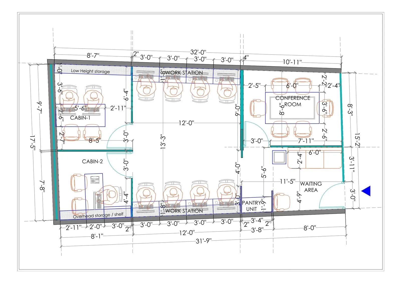 Corporate Office, Spaze iTech Park — view 2 (working drawing)