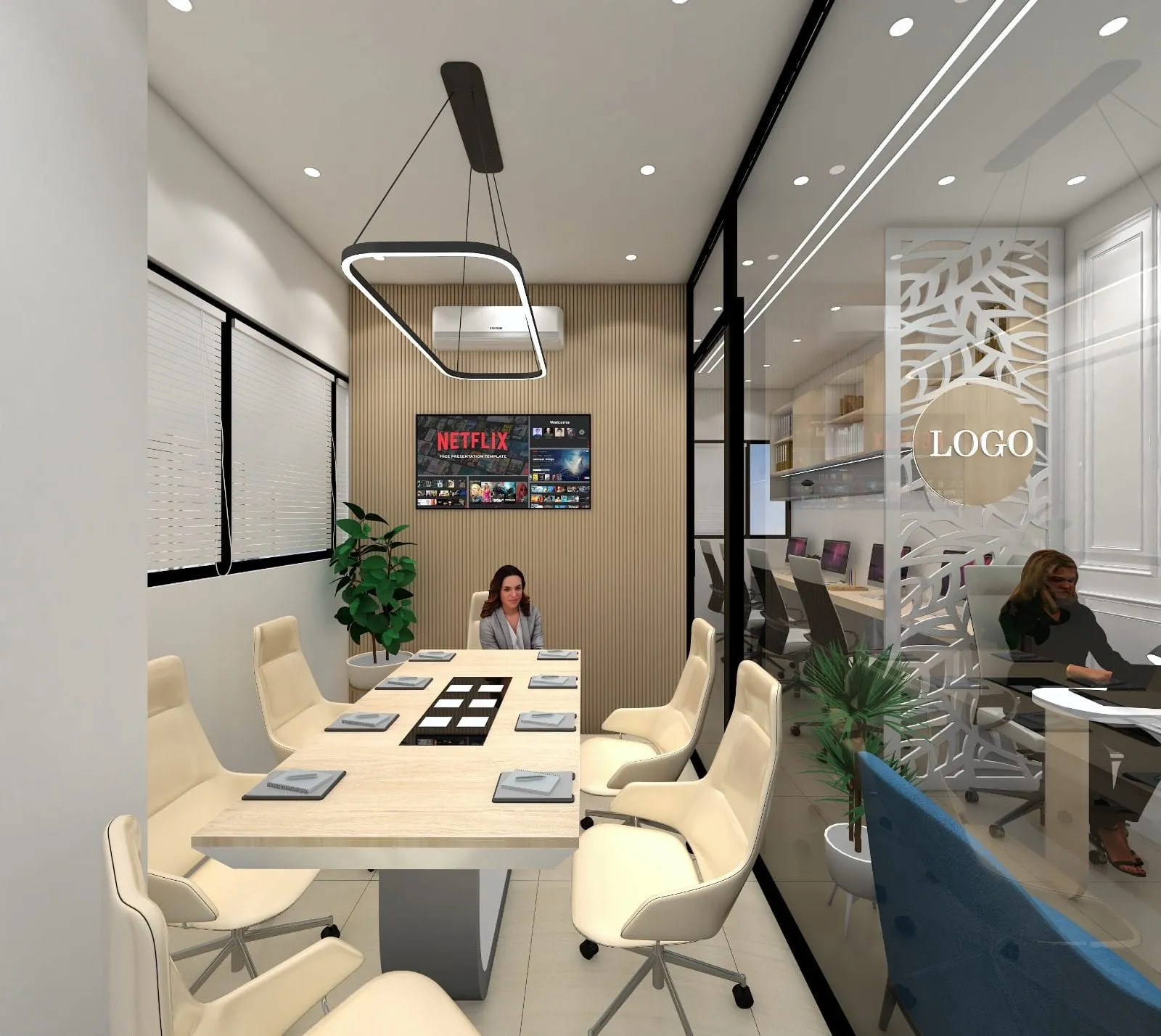 Lawyer's Office, Satya The Hive — view 3 (design visualisation)